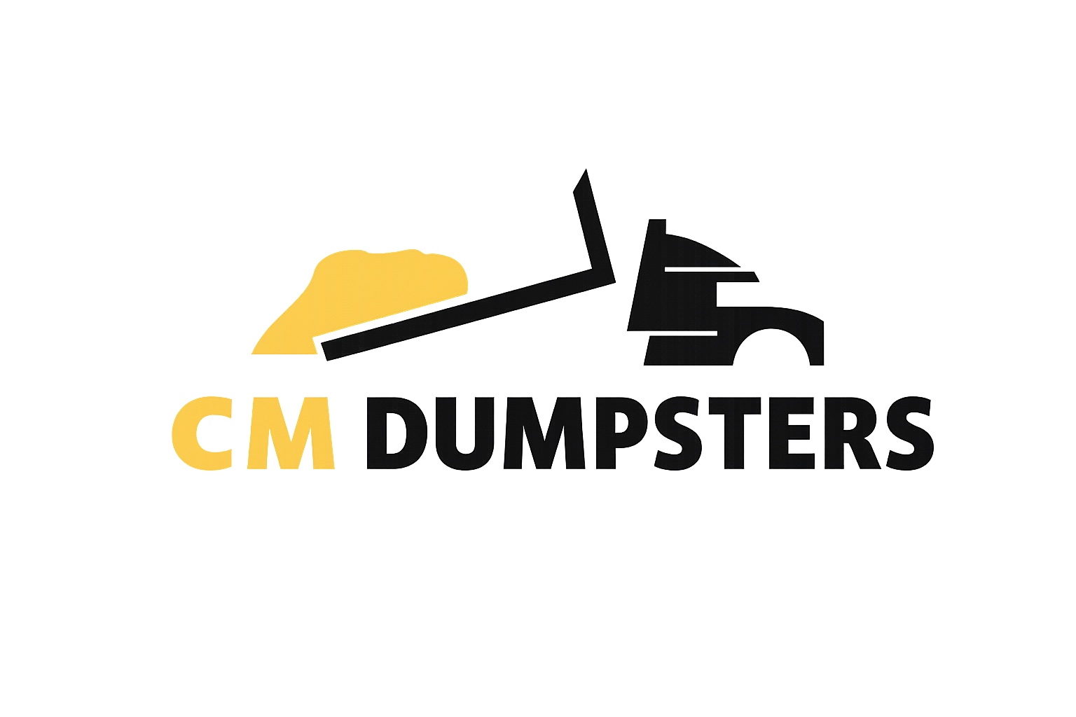 CM DUMPSTERS logo
